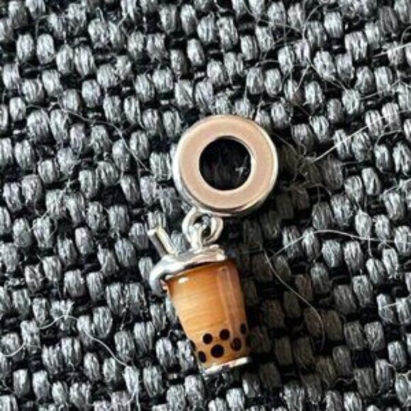 Authentic Pandora Murano Glass Bubble Tea Dangle Charm. - Picture 4 of 5